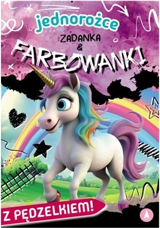 Zadání a vodové omalovánky Jednorožci