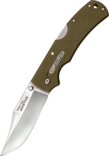 Cold Steel Double Safe Hunter lovecký zavírací nůž zelený 8,9 cm
