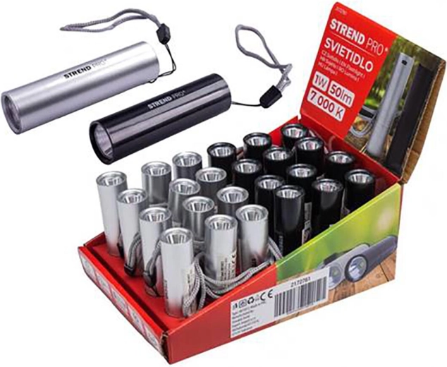 Nabíjecí svítilna Strend Pro Flashlight, 50 lm, USB