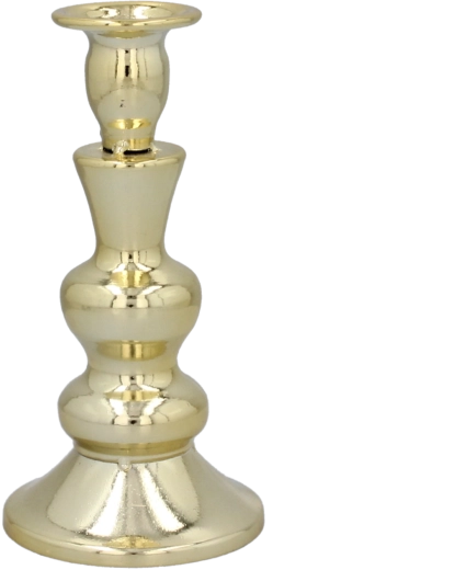 Kovový svícen na čajové svíčky, minimalistický design 15,7 cm