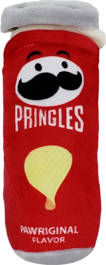 Plyšová pískací hračka pro psy Pringles Original
