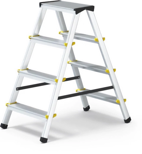 Oboustranné hliníkové schůdky PROFI 2x4