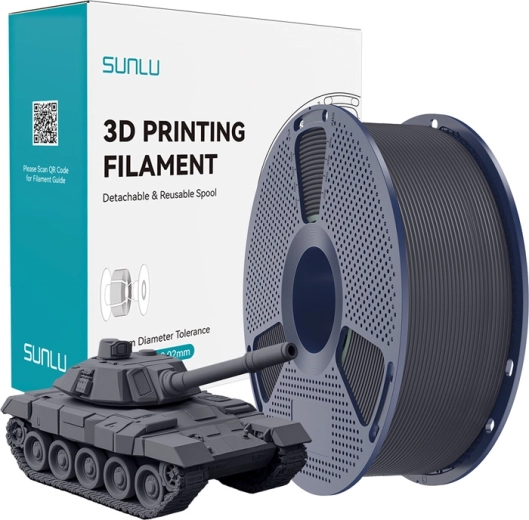Sunlu PLA+ high-speed filament šedý