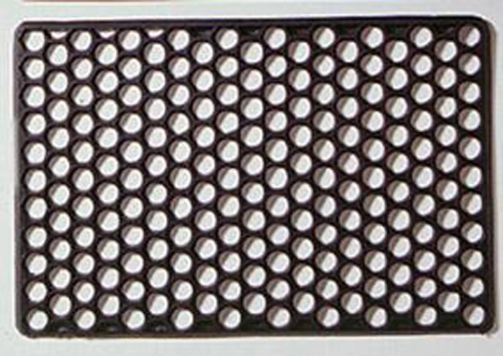 Gumová rohožka 40 × 60 cm černá TORO