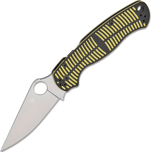 Spyderco para military 2 salt zavírací nůž žluto-černý 8,8 cm