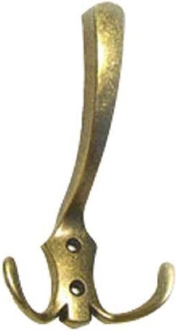 Věšák Romana I 77 × 130 mm mosaz patina