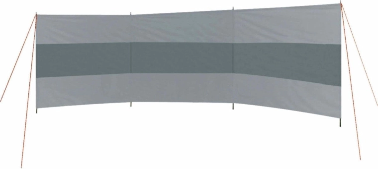 Plážový paraván 5 x 1,4 m, 3dílný s okénkem