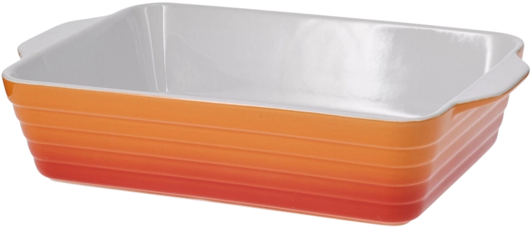 Žáruvzdorná zapékací nádoba 31 × 19 cm oranžová
