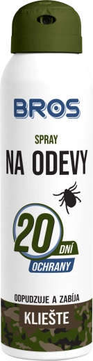 Bros sprej na oděvy proti klíšťatům 90 ml