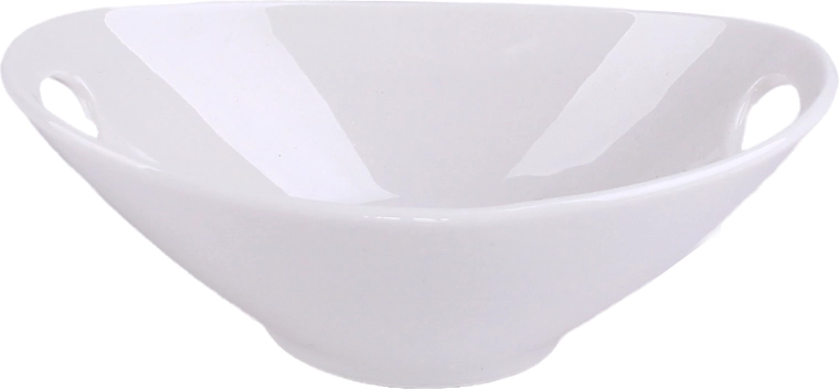 Porcelánová servírovací miska oválná 55 ml bílá