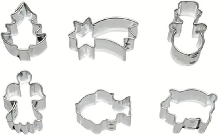 Mikro vykrajovátka na cukroví – sada 6 ks