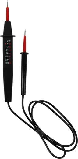 Solight zkoušečka napětí 6–400 V AC/DC s LED indikací