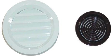 Větrací mřížka se síťovinou 75 mm – Bílá
