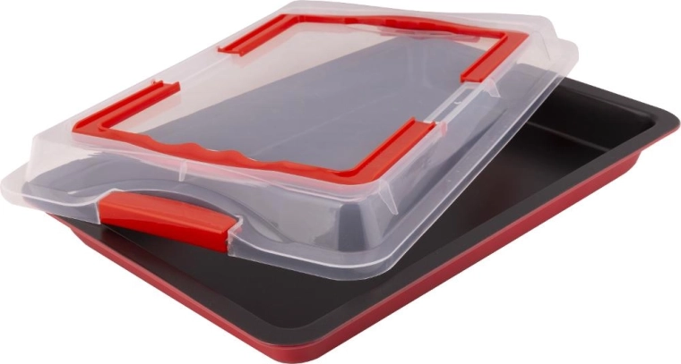 Lamart Dolce pekáč s plastovým podnosem 42,3 × 29,2 × 4 cm
