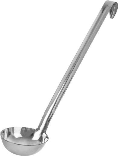 Ocelová naběračka 75 ml, 29 cm