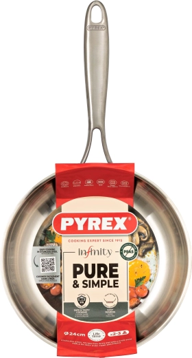Pánev Pyrex Infinity 24 cm z nerezové oceli