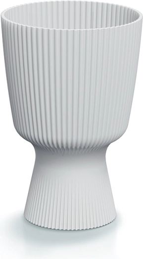 Květináč Milly Round 18,8 cm bílý