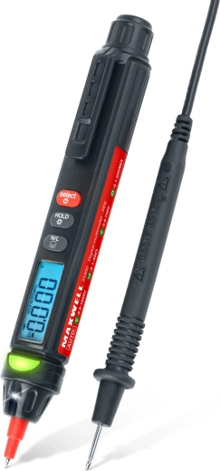 Digitální kapesní multimetr True RMS s bezkontaktní detekcí napětí