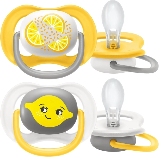 Philips Avent šidítko Ultra Air neutral citrus 6–18 m, 2 ks