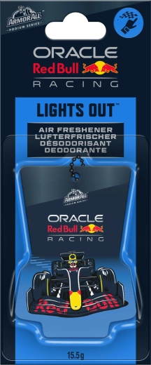Závěsná vůně do auta Armor All Oracle Red Bull Lights Out – karta