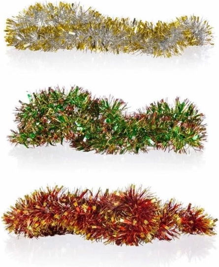 Vánoční girlanda 2 m, mix 3 barev