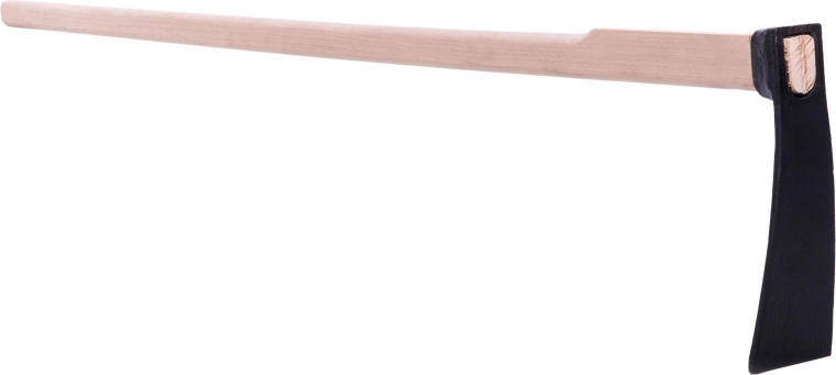 Kovaná úzká motyka s dřevěnou násadou 130 cm