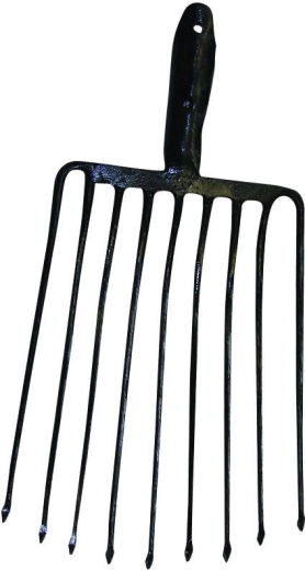 Vidle na kámen s 9 hroty bez násady