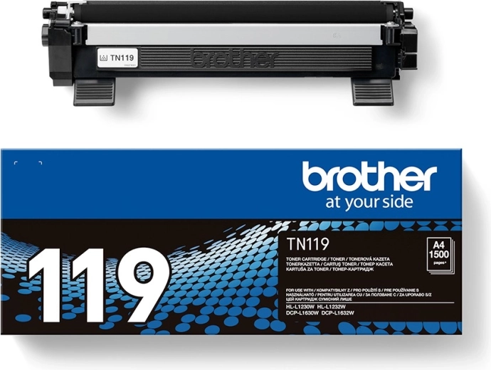 Brother toner TN-119 pro HL-1230 / DCP-1630, černý, 15 000 stran