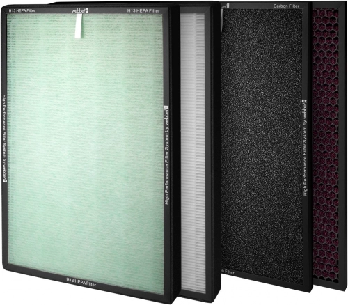 Sada filtrů pro čističku vzduchu WEBBER AP9700 s HEPA 13