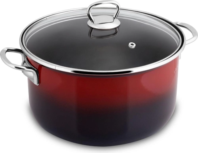 Lamart smaltovaný kastrol s poklicí 22 cm
