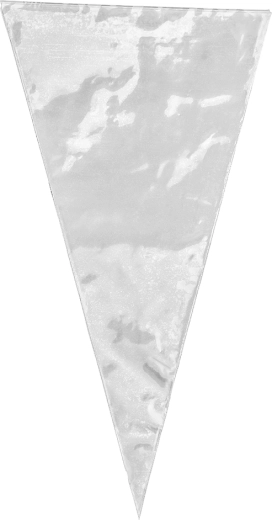 Sada jednorázových zdobicích sáčků 35 × 18 cm bílá (10 ks)
