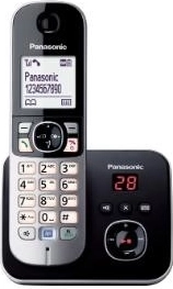 Panasonic bezdrátový telefon DECT KX-TG6821 černý