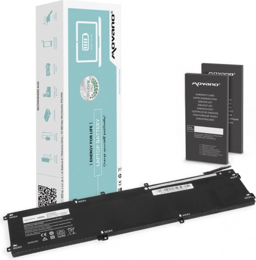 Baterie Movano pro Dell XPS 15 9550, 6000 mAh (69 Wh)