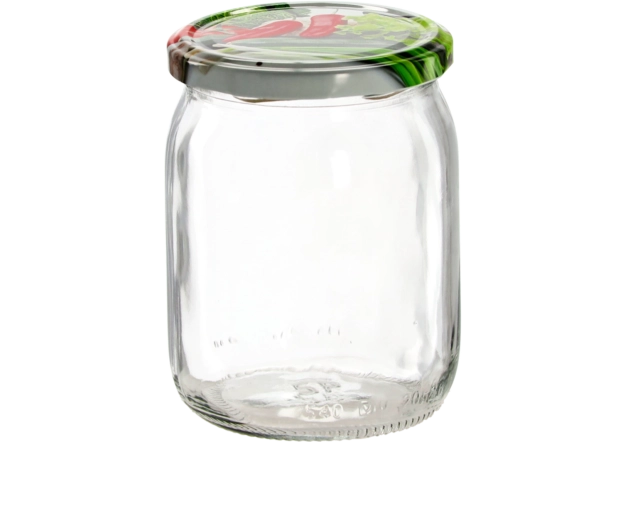 Skleněné zavařovací sklenice 540 ml s víčkem Twist-Off 82 mm, sada 8 ks