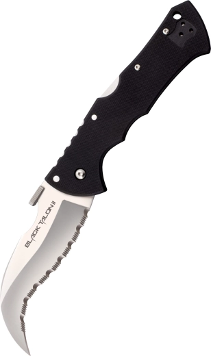 Cold Steel Black Talon II Serrated zavírací nůž 10,2 cm