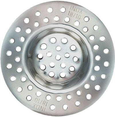 Nerezový lapač nečistot do dřezu 6,8 cm (2 ks)
