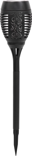 Solární zahradní lampa s plamenným efektem, 10 LED, 40 cm, IP44