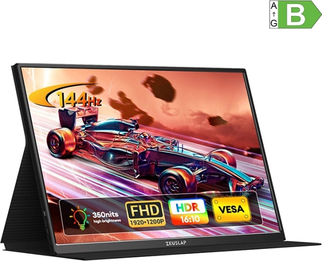 Přenosný monitor ZEUSLAP P16 Ultra 16" WUXGA 144 Hz