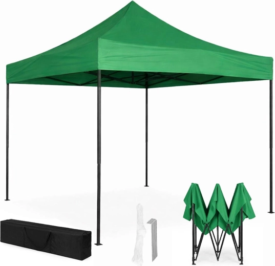 Automatický zahradní párty stan 3 × 3 m, zelený, MultiGarden