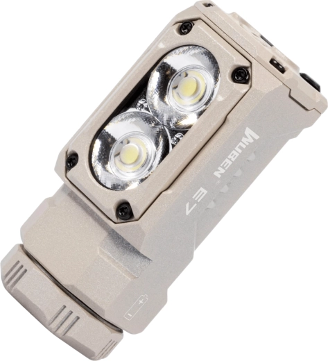 Wuben E7 svítilna 6500K, khaki, 1800 lm