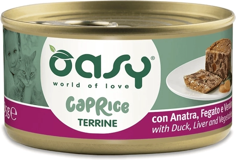 Oasy Caprice terina s kachnou a zeleninou 85 g