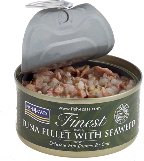 Konzerva pro kočky tuňák s mořskými řasami 70 g
