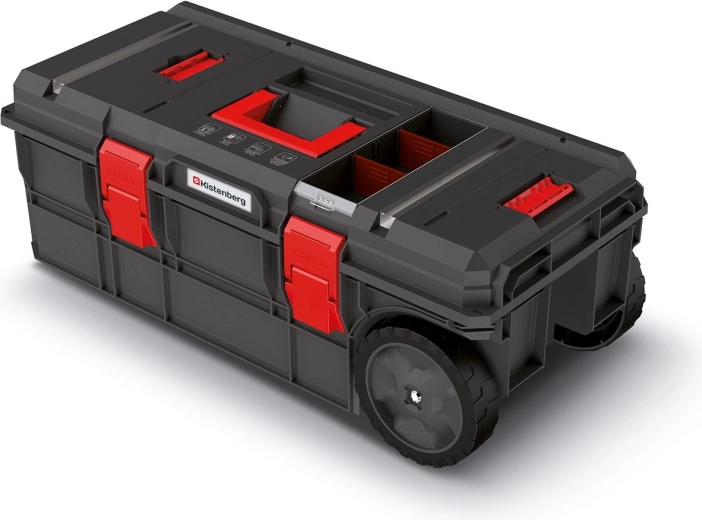 Pojízdný kufr na nářadí X-Block Tech, 79,5 × 38 × 30,7 cm, černý
