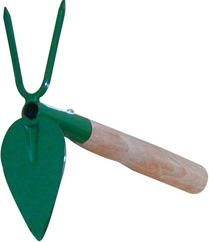 Okopávačka srdíčko se dvěma hroty s násadou 24 cm