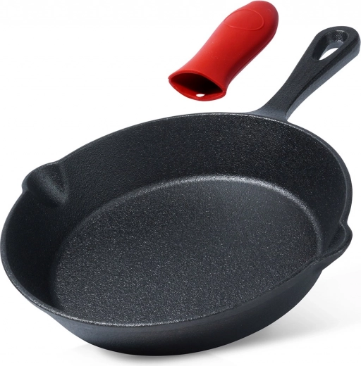 Litinová pánev se silikonovým návlekem 20 cm