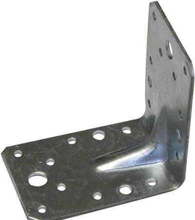 Kotevní úhelník s prolisem 55×70×70 mm, tl. 2 mm