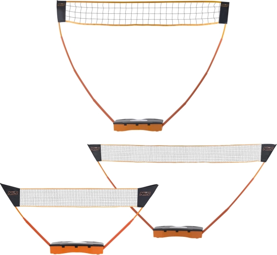 Skládací nastavitelná síť 3v1 NILS pro badminton, tenis a volejbal