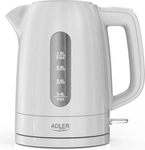 Elektrická rychlovarná konvice Adler 1 l bílá