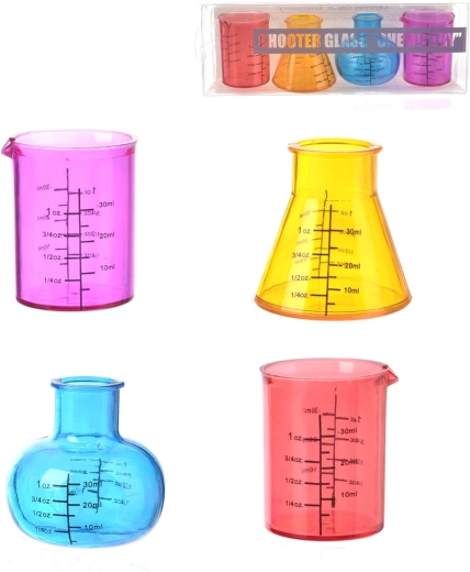 Panáky z plastu UH chemik 50 ml (4 ks)