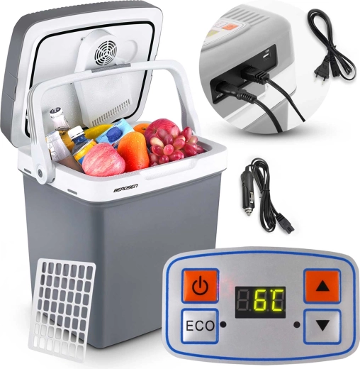 Přenosná termoelektrická autochladnička 26 l s ECO režimem